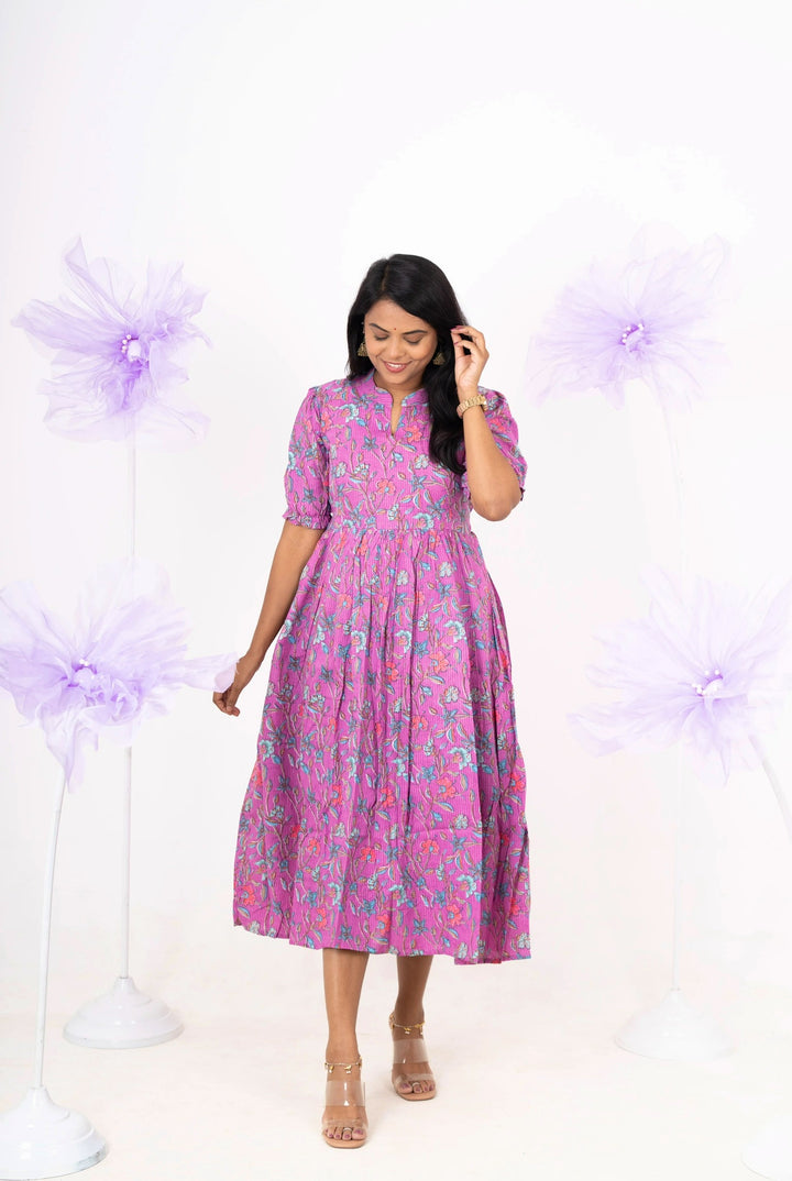 Laya   Casual dress With Lining Non-Maternity & Feeding-Friendly Dress