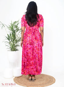 Luxury maxi  Pink Light Weight Dress