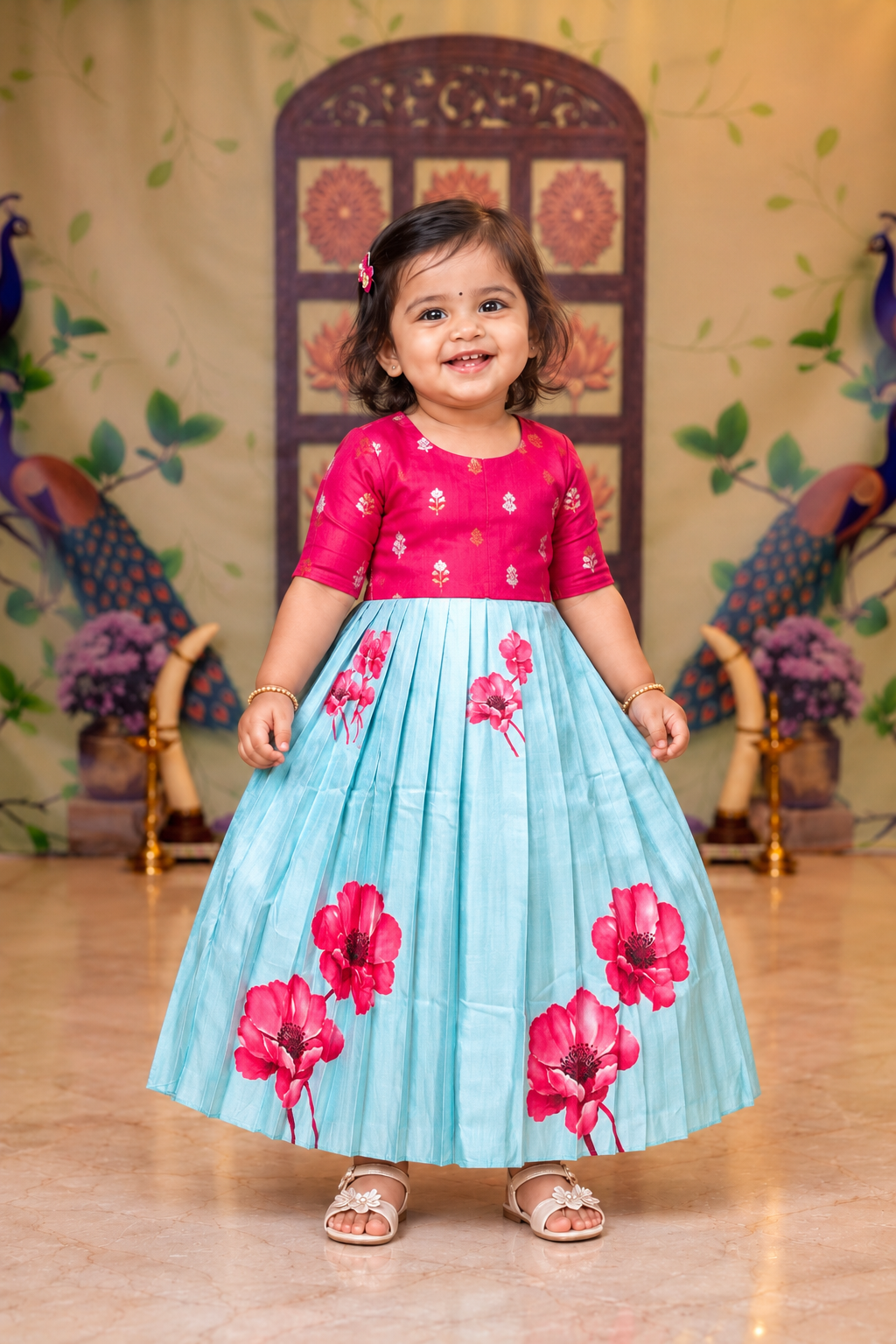 Divyashree kids Dress With Lining( pre order dispatch October 30 th)