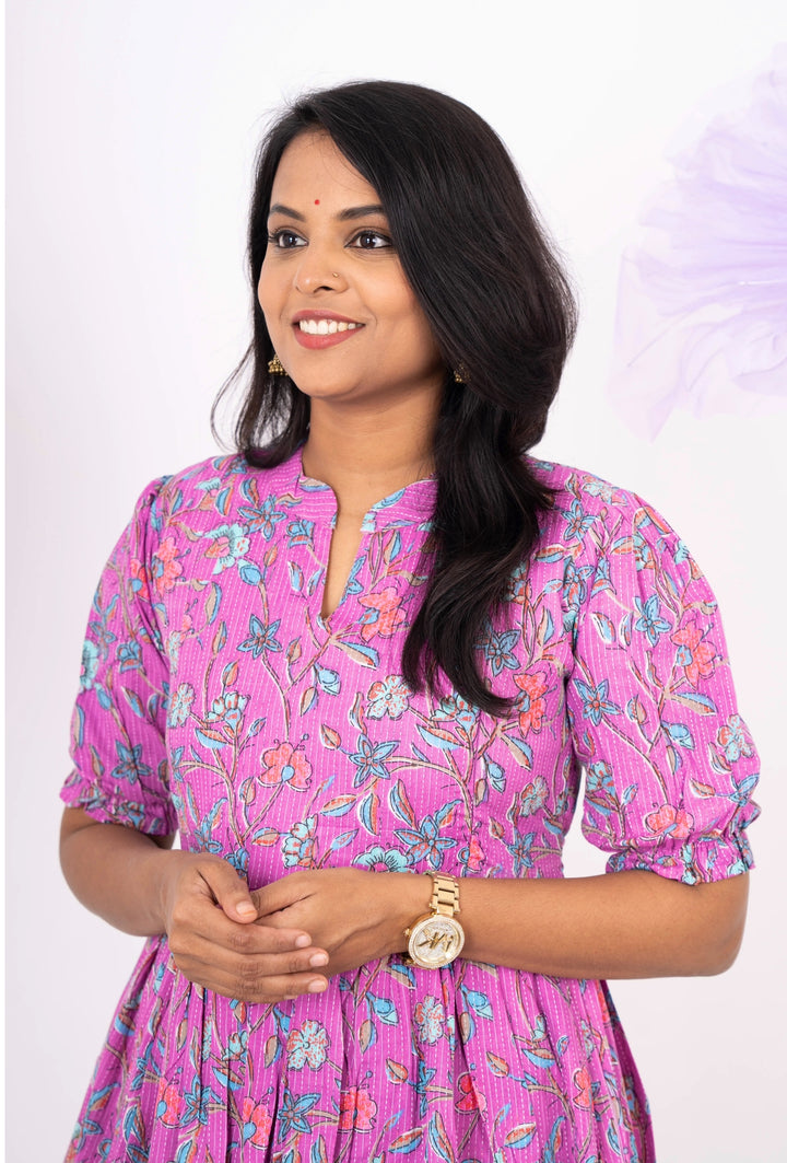 Laya   Casual dress With Lining Non-Maternity & Feeding-Friendly Dress