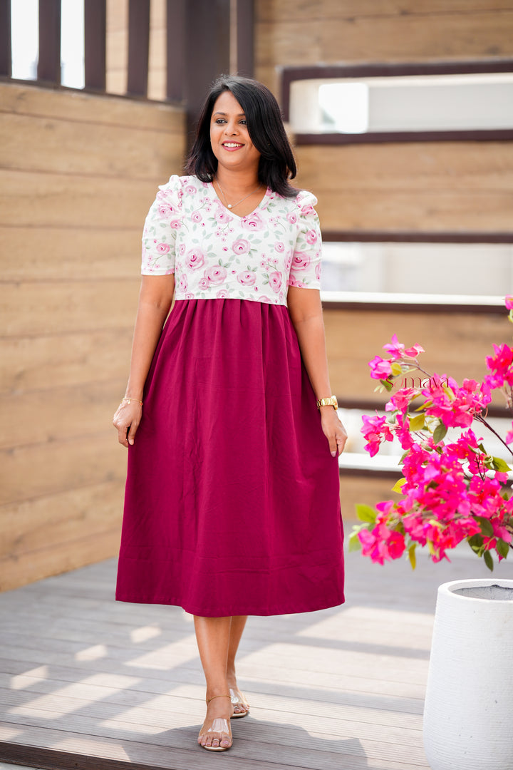 Midi Roja Light Weight Dress