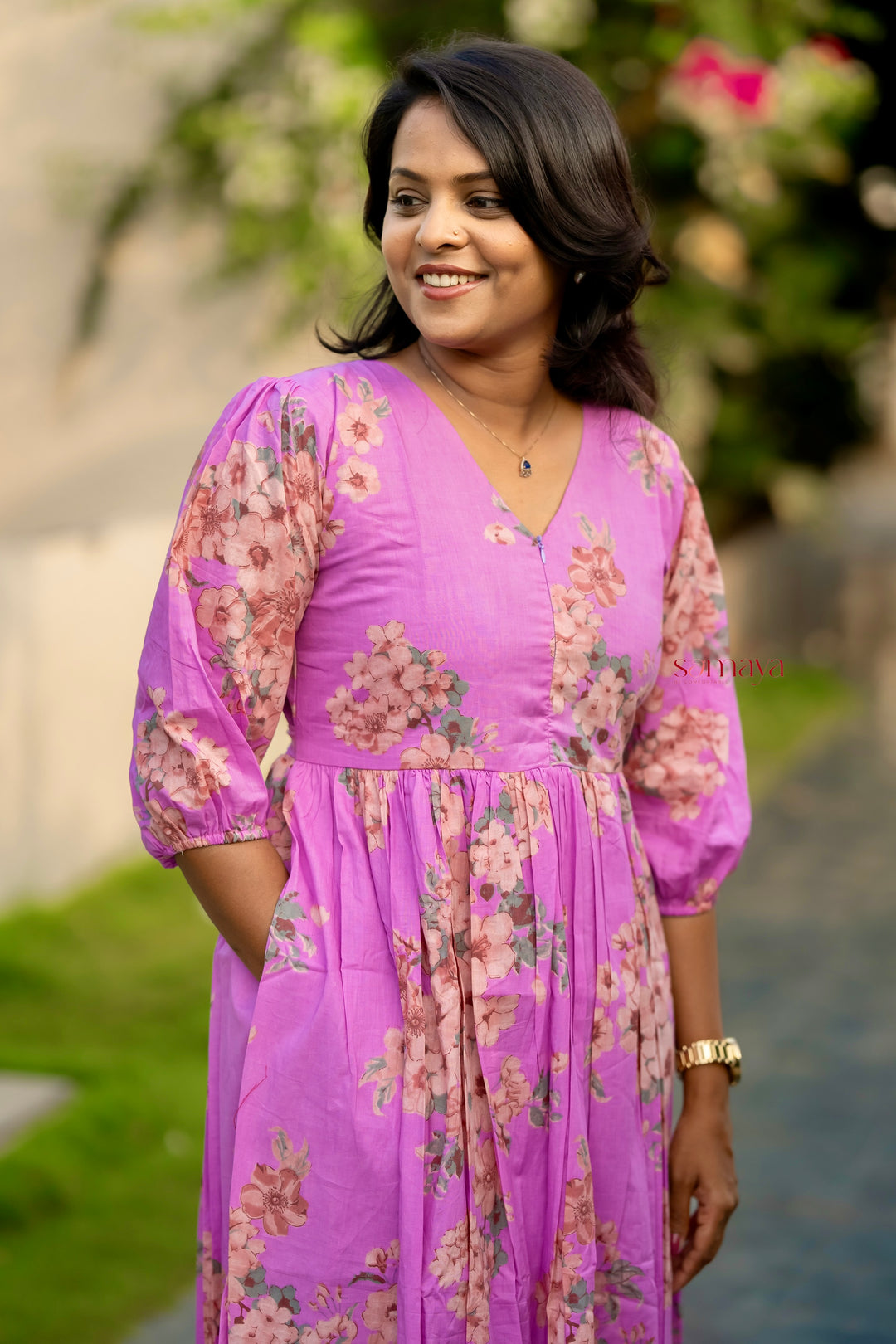 Sahana casual Dress With Lining