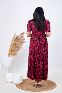 Luxury Maxi Roja  Light Weight Dress