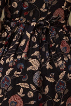 Load image into Gallery viewer, Kalamkari Black Maternity Feeding kurta
