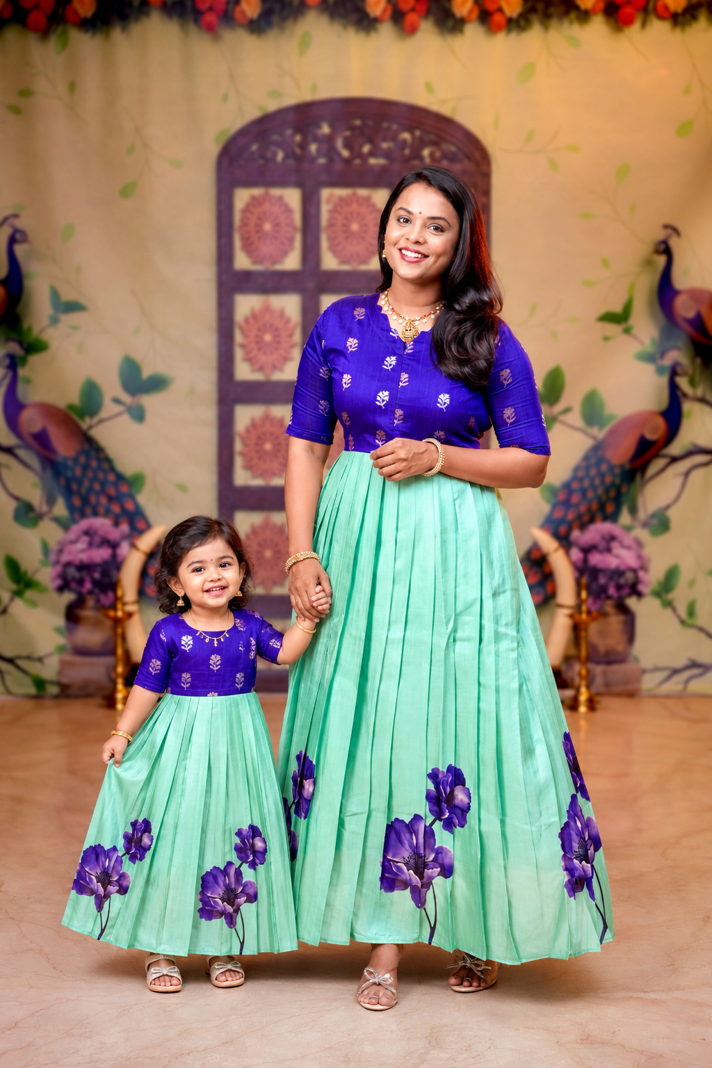 Yazhini kids Dress With lining ( pre order oct 30 )