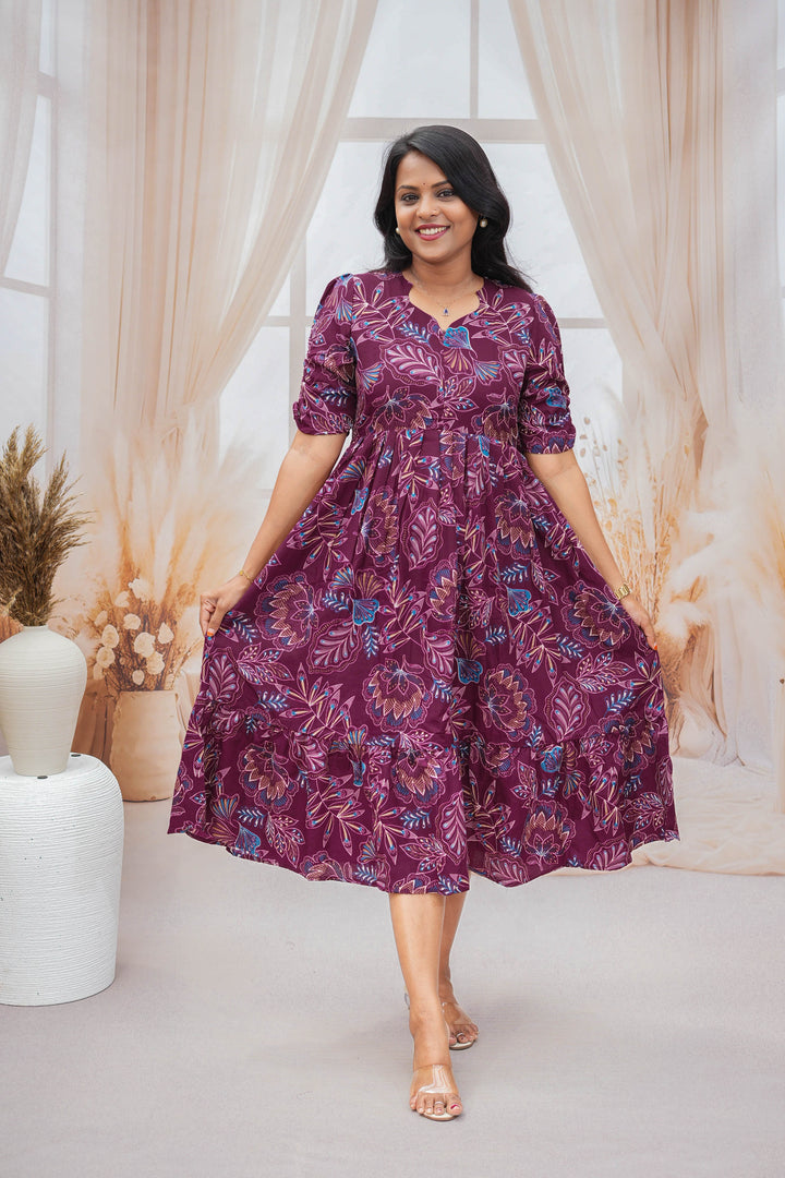 Swara Day to Night Dress Without Lining( Wrinkle-Free Dress)