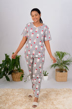 Load image into Gallery viewer, Grey Santa Claus Pant Set relaxed fit
