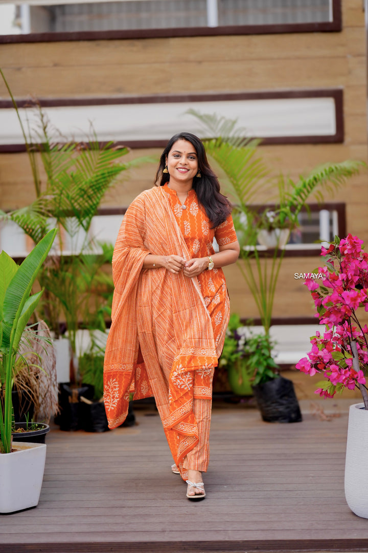 Pavilam Cotton 3 piece Set with lining
