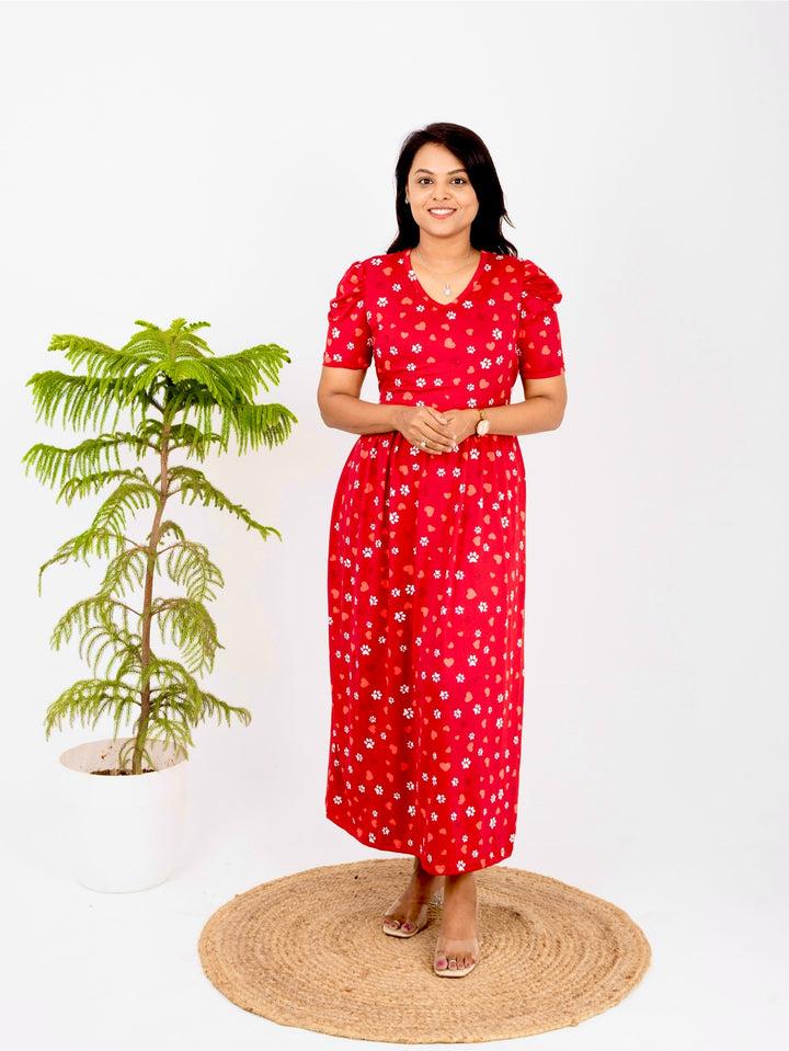 Luxury Maxi Heartly Light Weight Dress