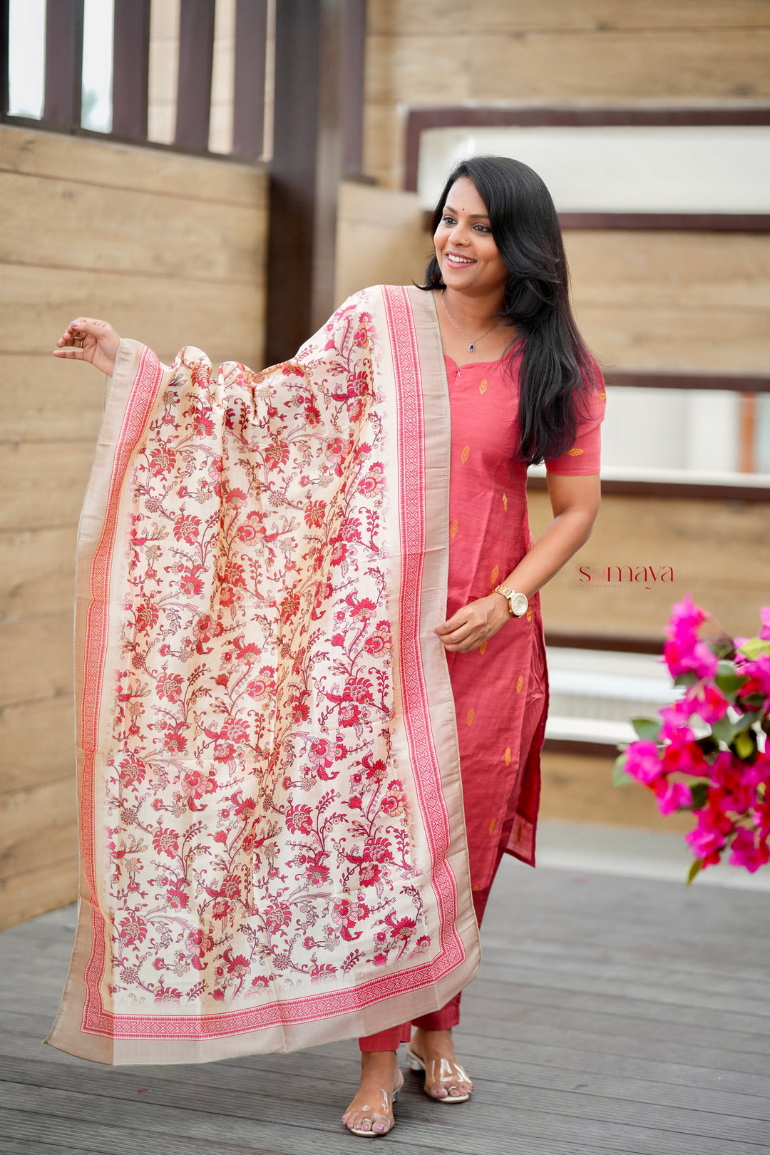 Divya  3 piece raw silk suit set with dupptta set of 3 ( Ready to dispatch )