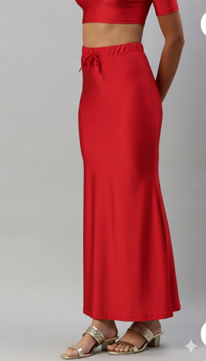 Red buttersoft Luxury Sareeshaper