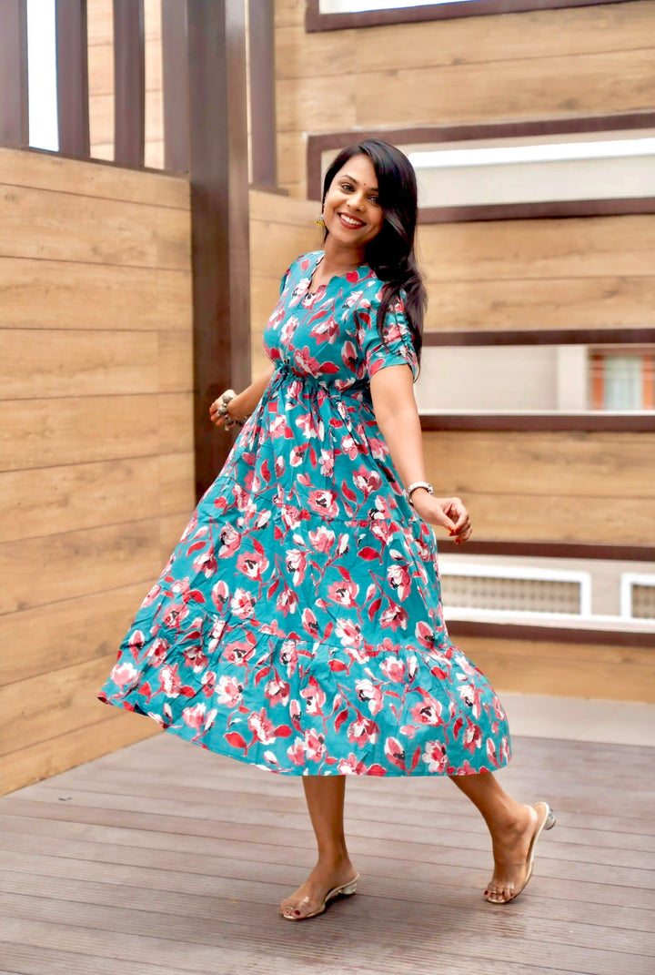 Swetha  Casual Dress With Lining