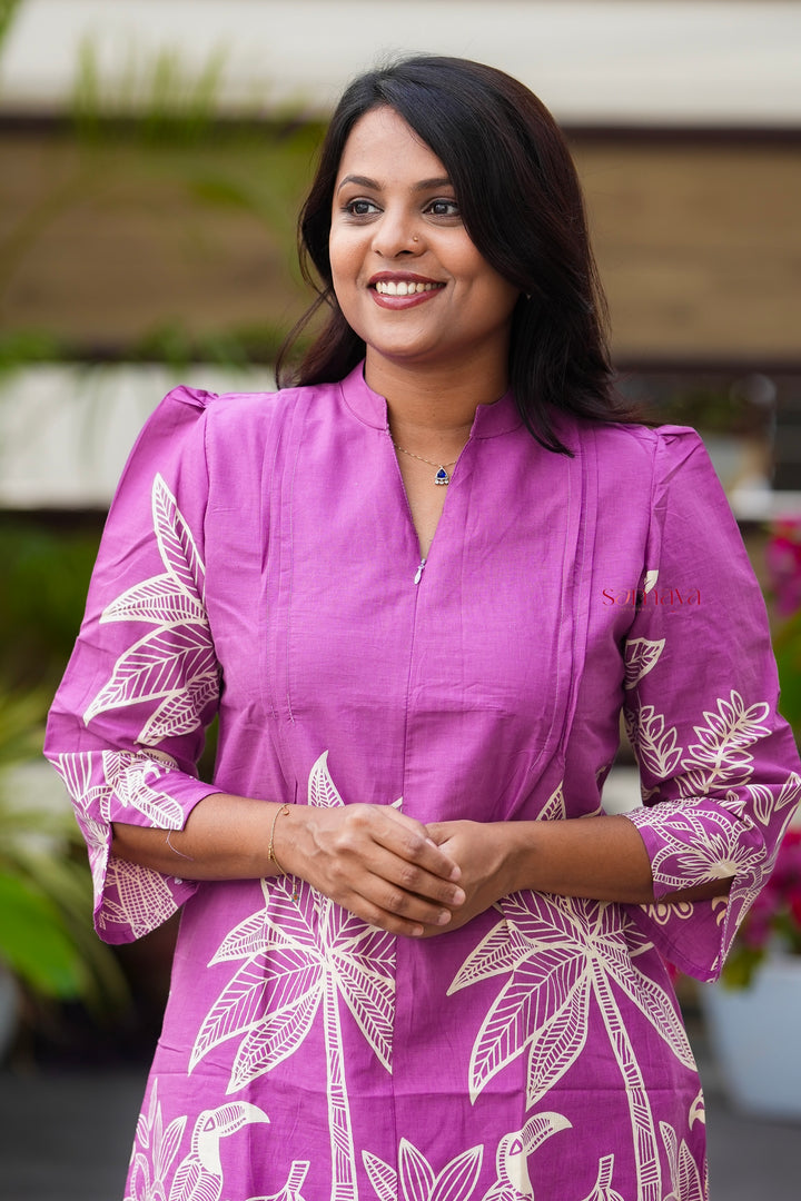 Lilac daily wear  Co-ord Set