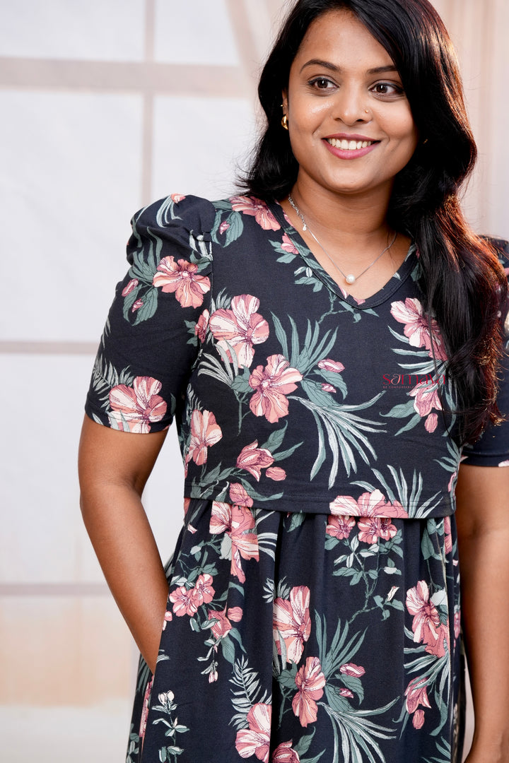 Maxi Megha  thick  Weight Dress