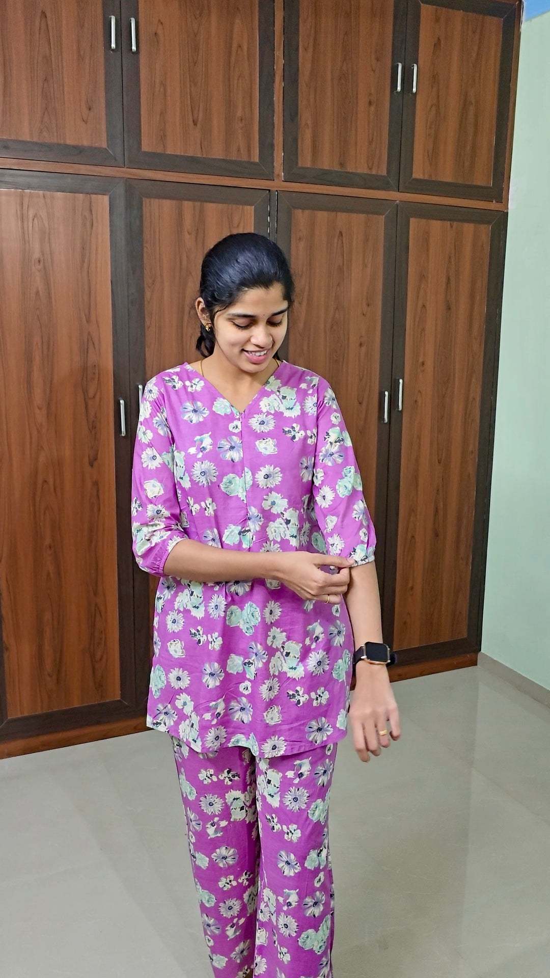 THEERA  -Lilac Night Co-ord Set