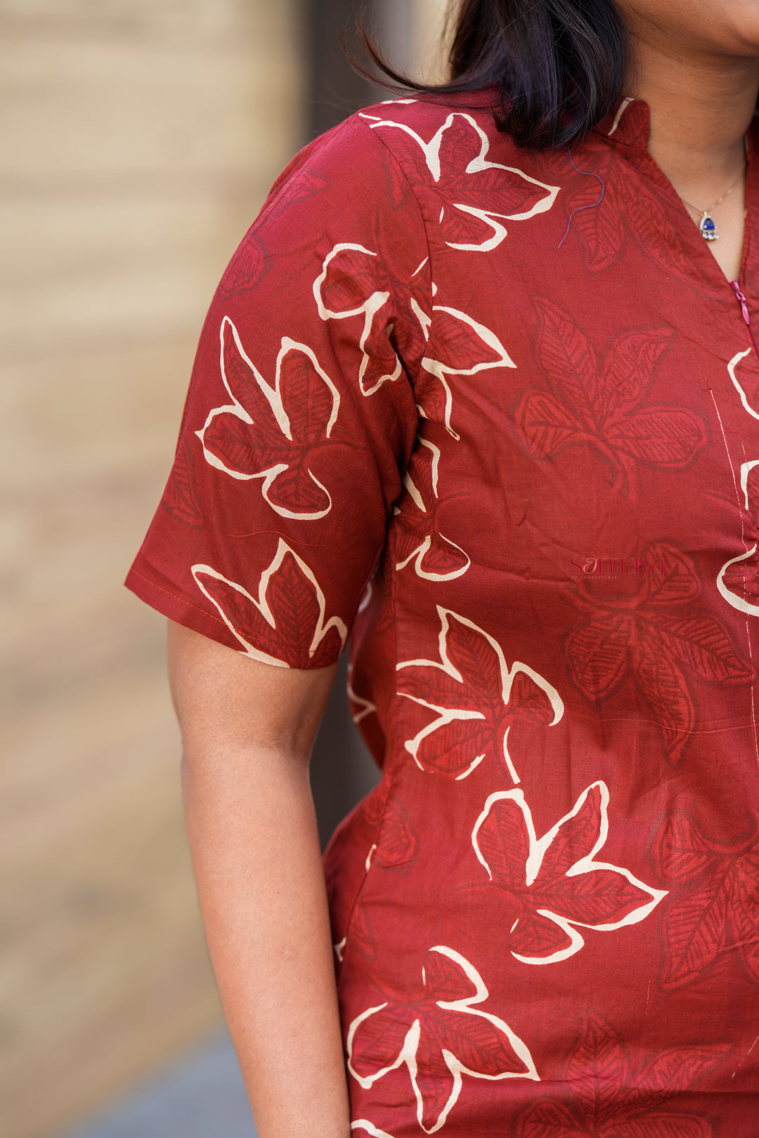 THEERA-Rust Orange  Co-ord Set