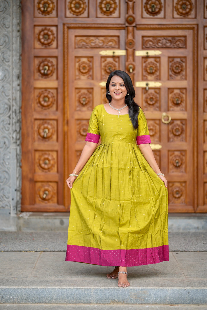 Geethanjali maxi Dress   With Lining