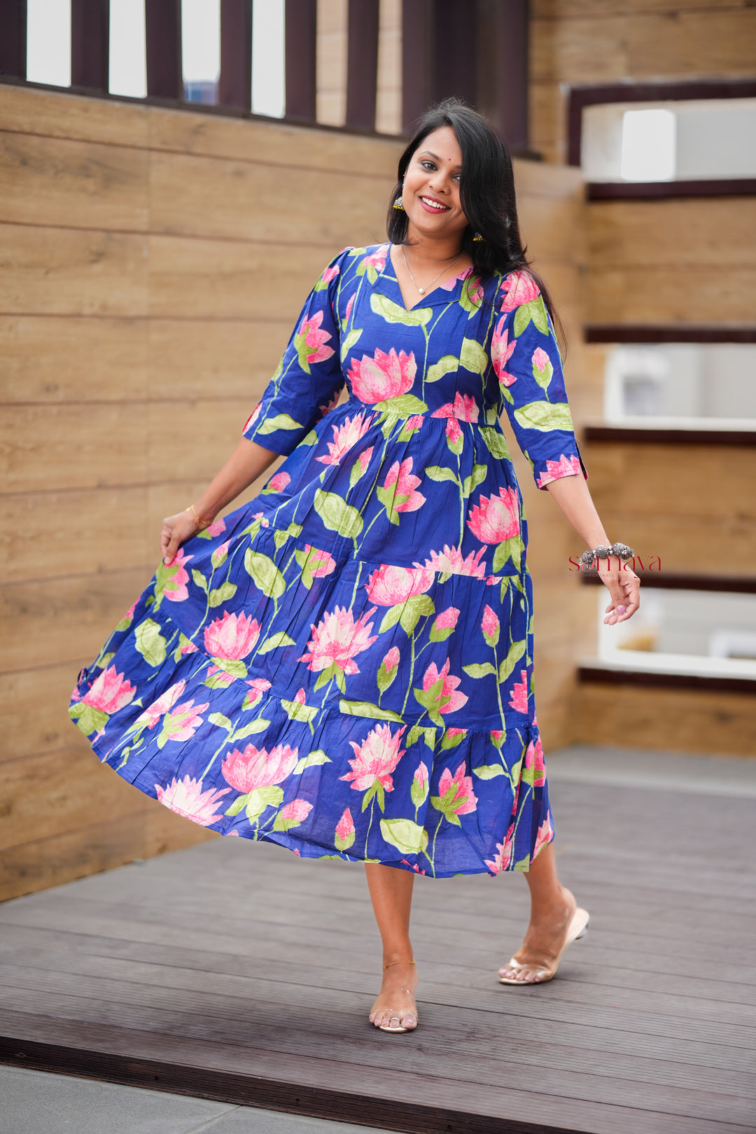 Lotus day to night dress without lining