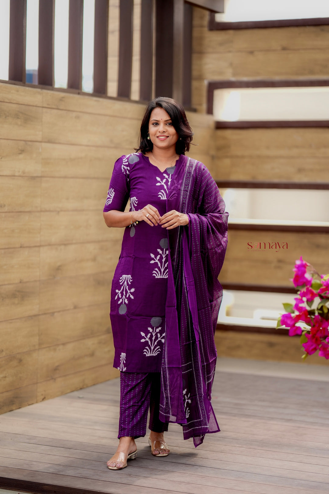 Anjali  cotton 3 piece kurta set( pre order)