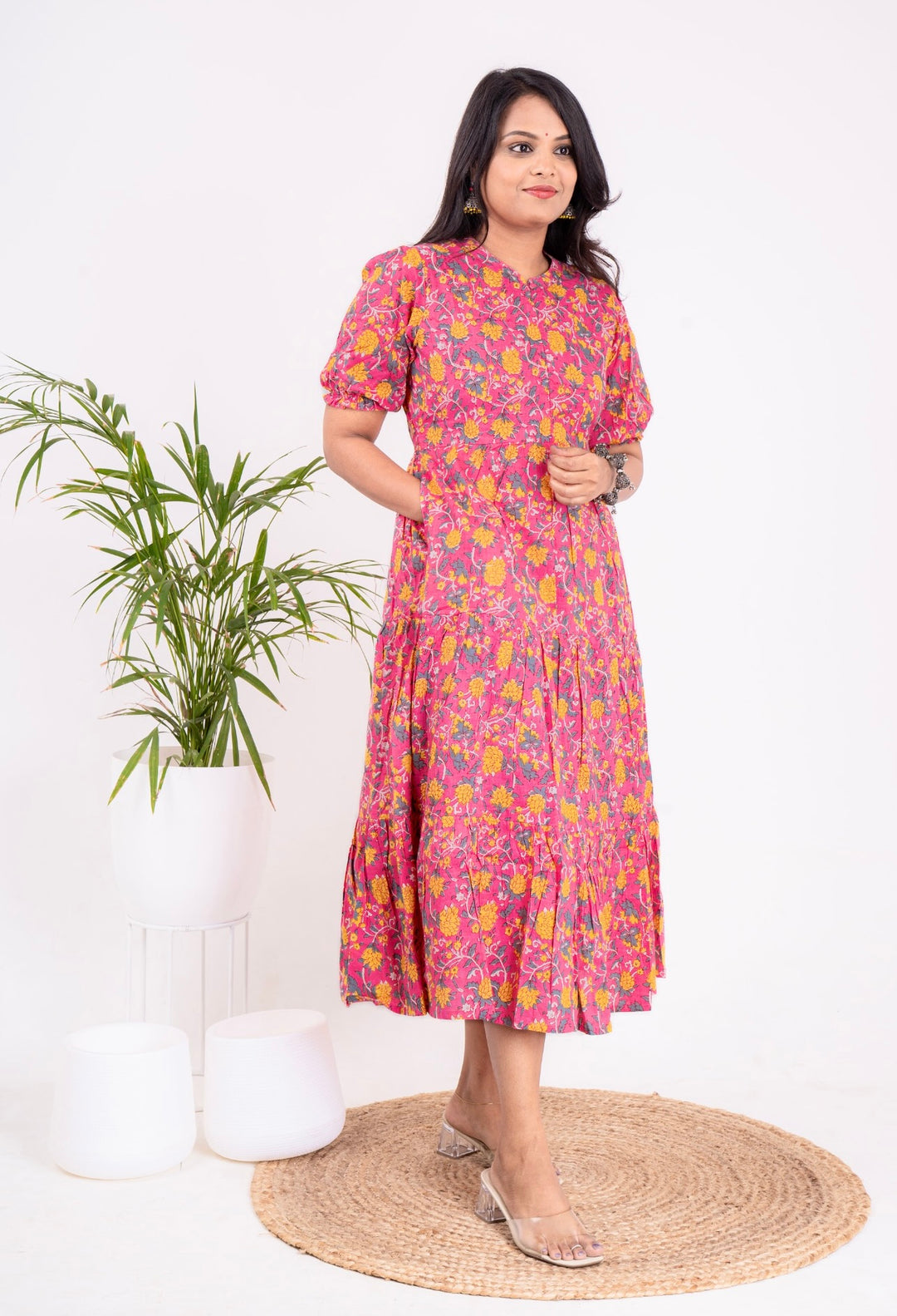 Aara casual  Dress With Lining
