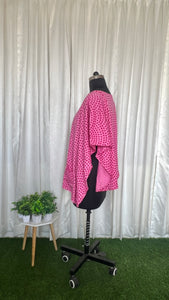 Pink Heart Nursing Cover with pockets