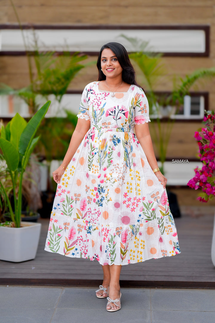 Anu  midi Casual Dress With Lining
