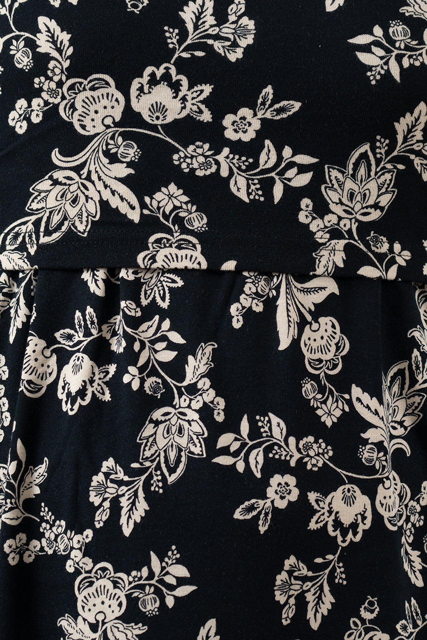 Midi Black n white light weight  Dress( Minor embroidery variation so sold at sale price )