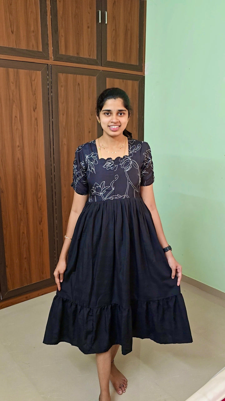 Maya Casual Dress With Lining