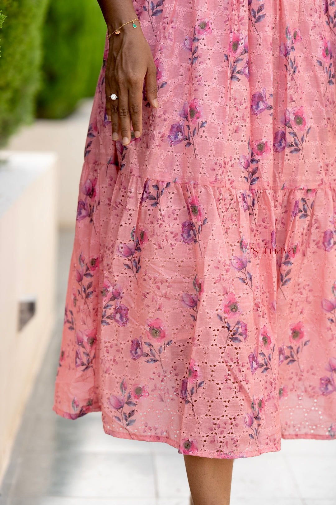 Pearly Hakoba Dress With Lining