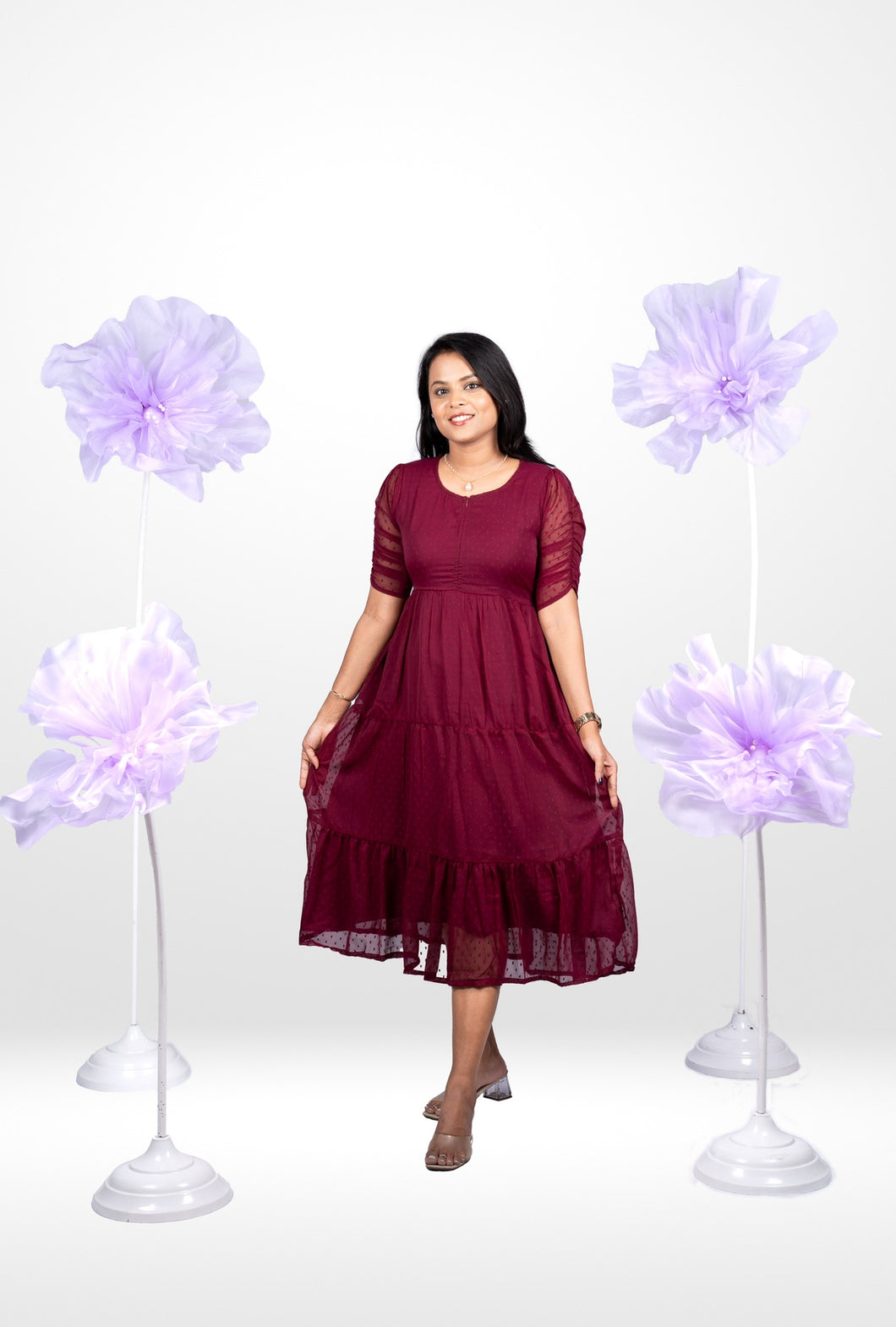 Senorita  georgette casual  Dress With Lining