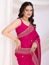 Load image into Gallery viewer, Party wear chinon saree
