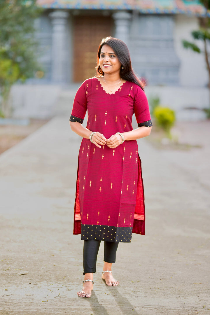 Raw Silk kurta full lining 44 inch