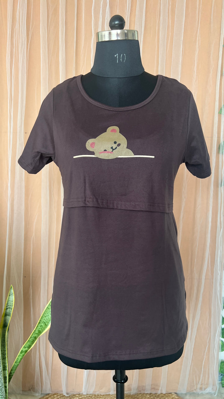 Maternity panda T-shirt winter
