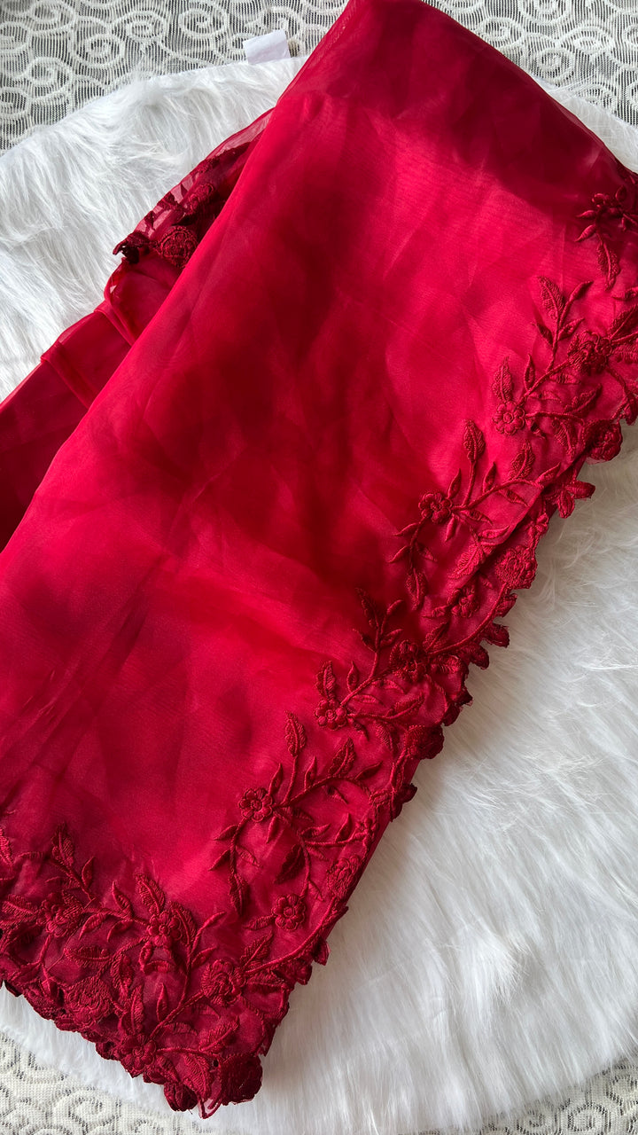 Heartly Organza Saree