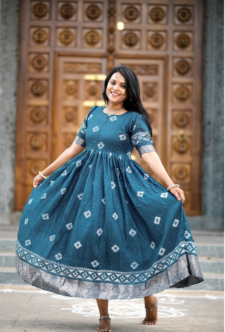 Ramar Green Dress with Lining
