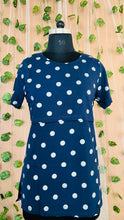 Load image into Gallery viewer, Navy Round Maternity T-shirt
