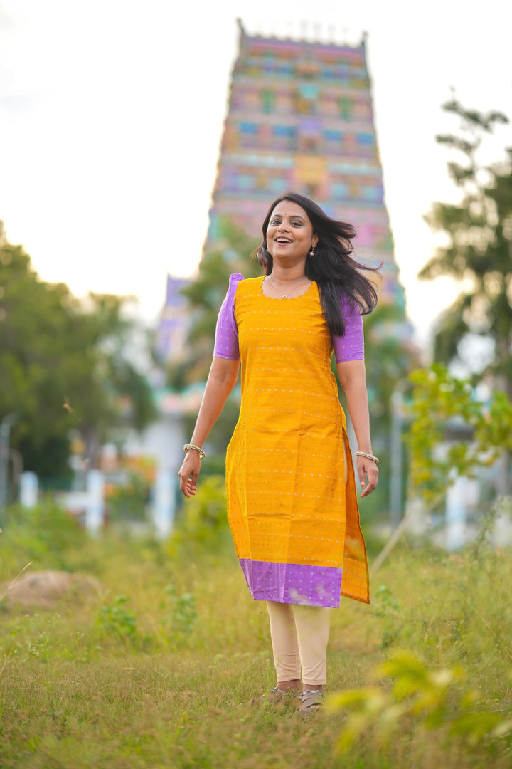 Raw Silk kurta full lining 44 inch