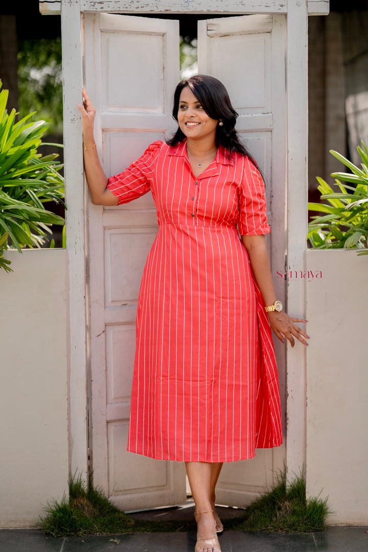 Missy Casual Dress With Lining