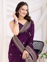 Load image into Gallery viewer, Party wear chinon saree
