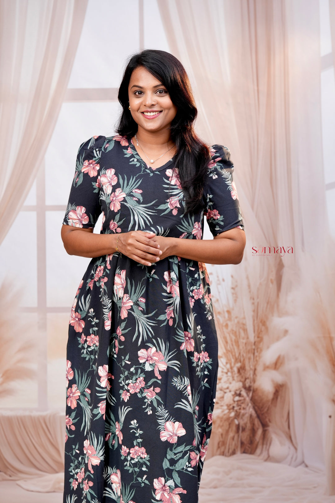 Maxi Megha  thick  Weight Dress