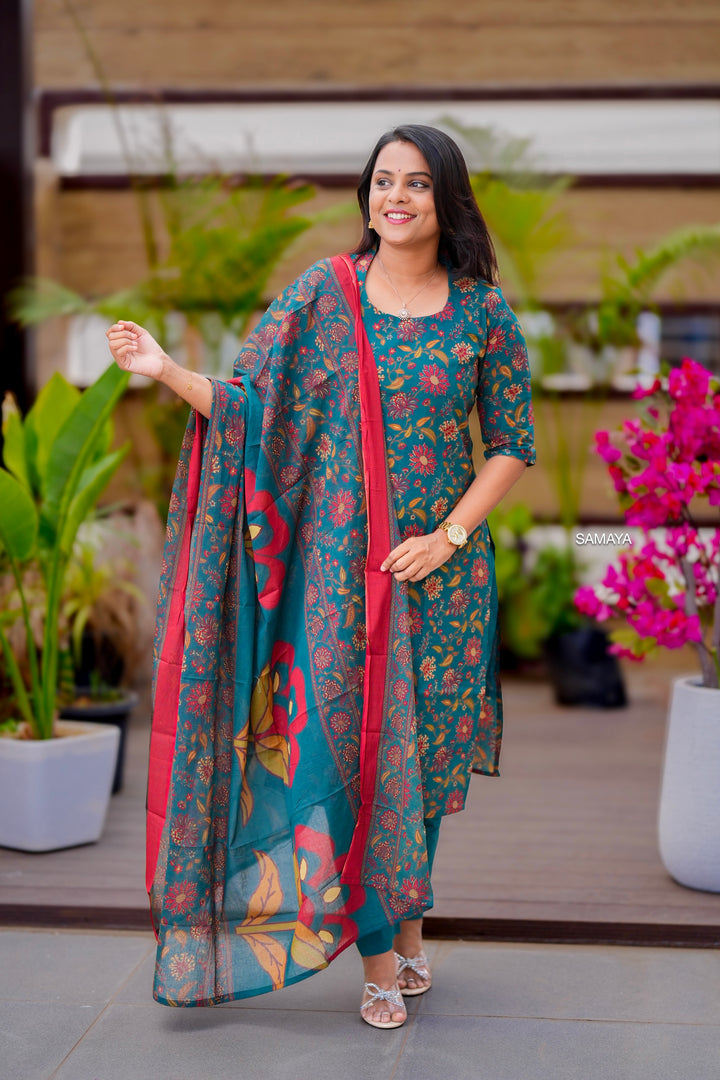 Malli Cotton 3 piece Set with lining