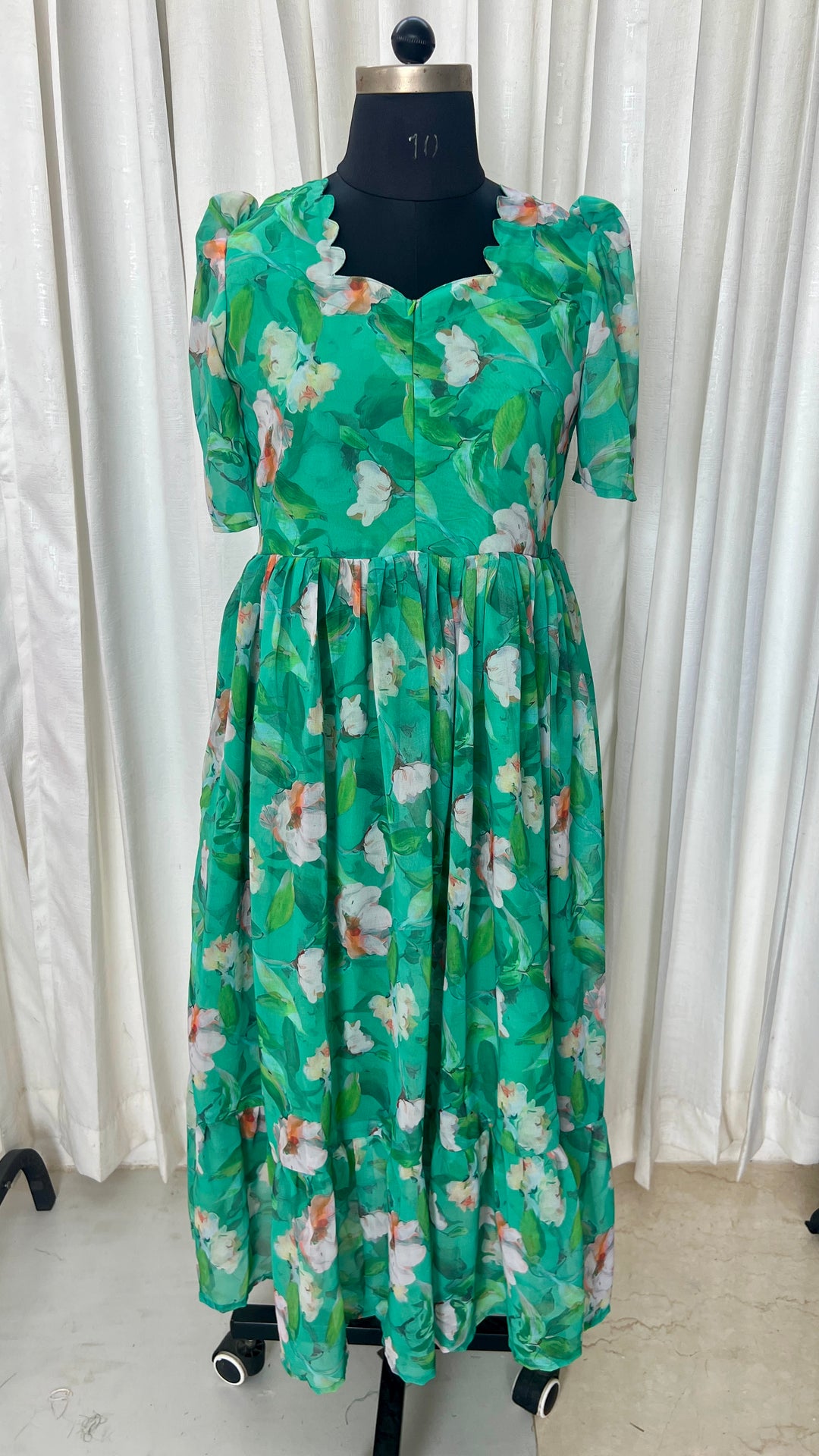 Pavai georgette casual  Dress With Lining ( No-Iron Everyday Dress)