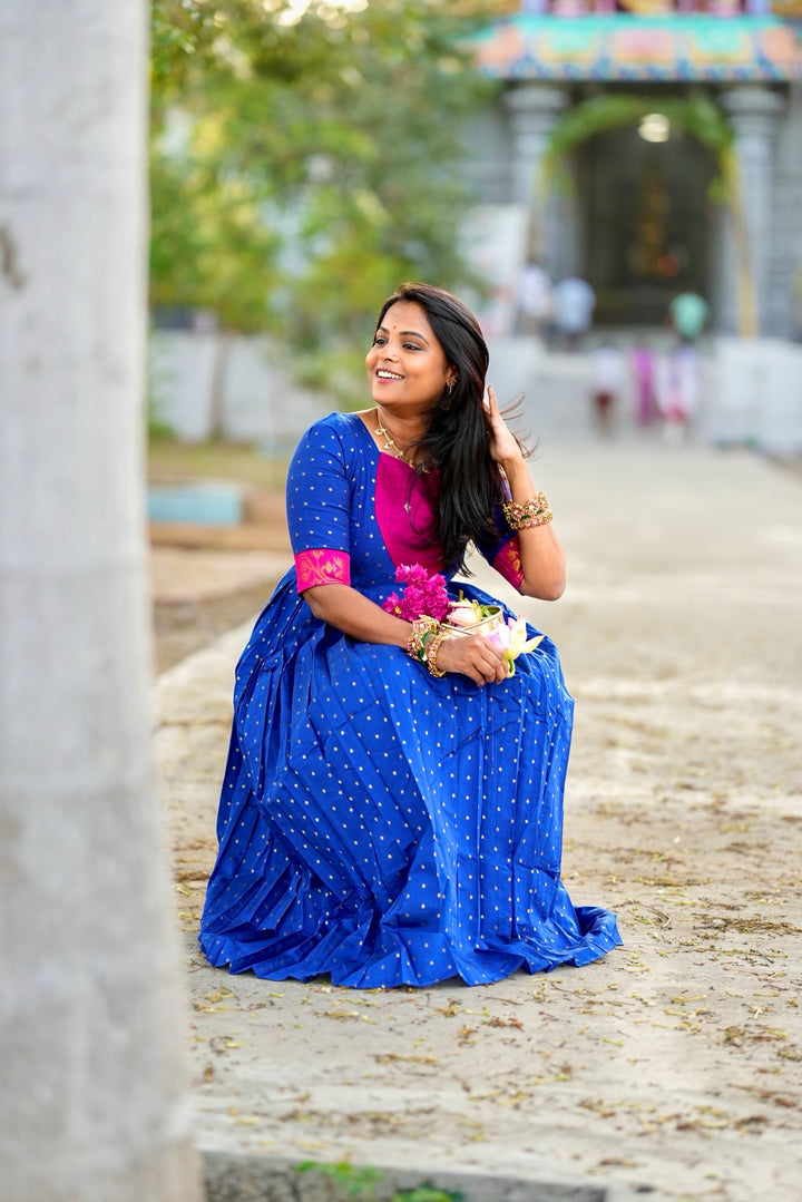 Darshini  maxi festive Dress With Lining