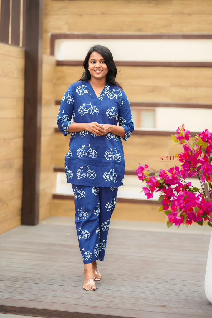 HAASYA- cycle  Night Co-ord Set