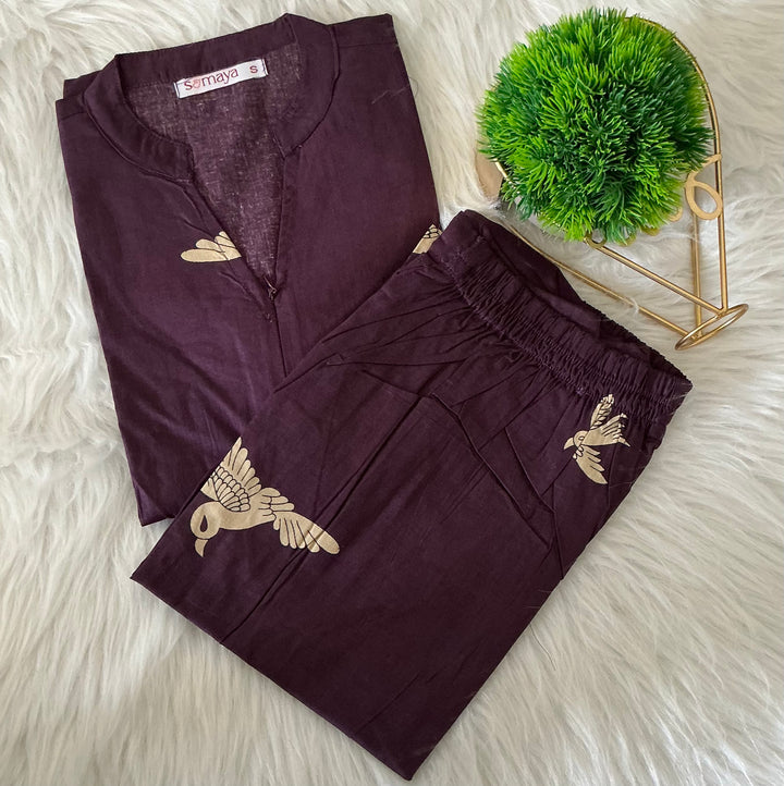 Theera -Bird day to night  Co-ord Set