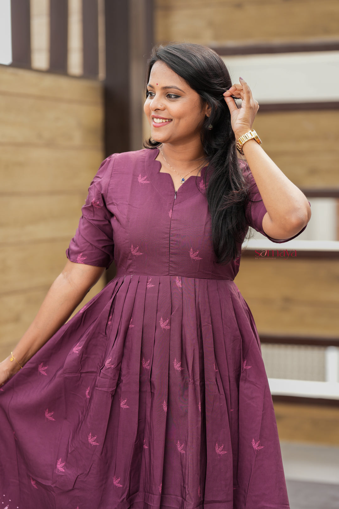 Maxi Ammu  Dress With Lining (no iron every day dress)