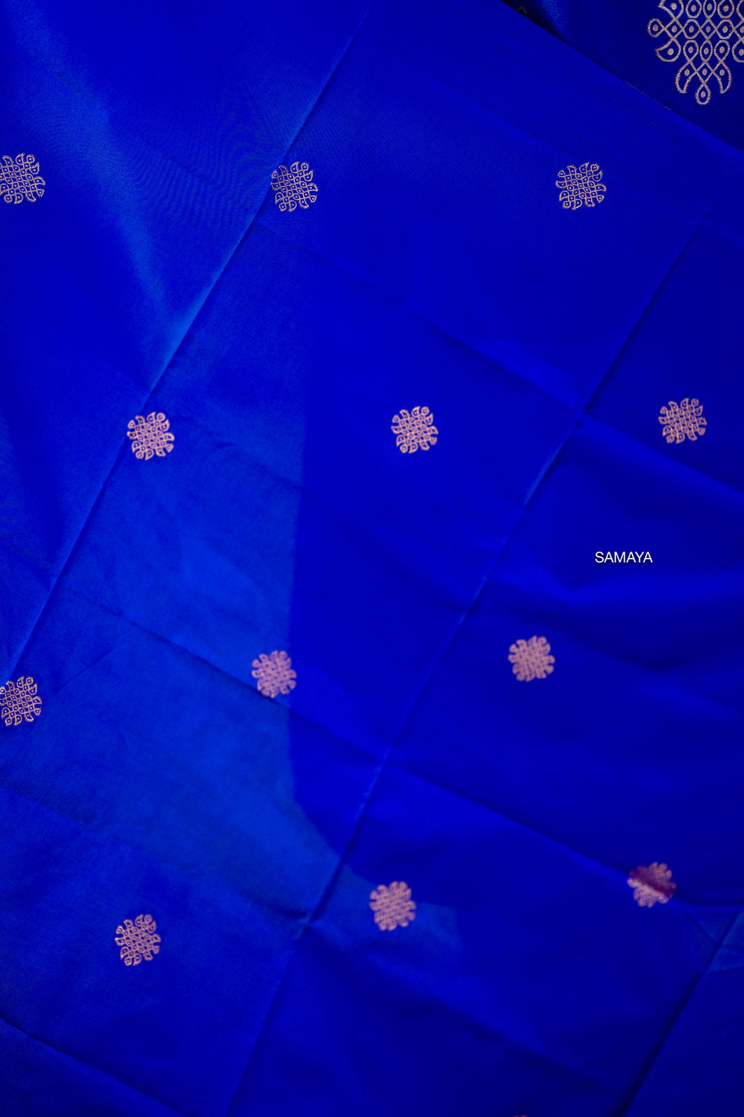 Kollam -blue 3 piece soft silk set