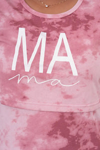 Pink MA Maternity Tshirt