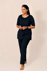 Black  Maternity T-shirt