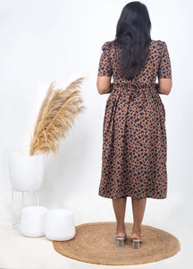 Midi Brownie  Light Weight Dress